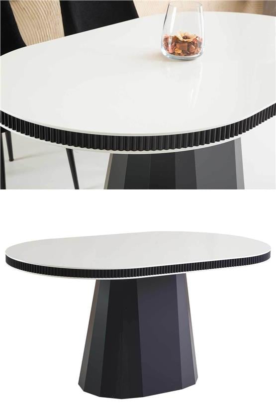 Eymense Sterra 6 Sandalyeli Mutfak Masa Takımı Beyaz