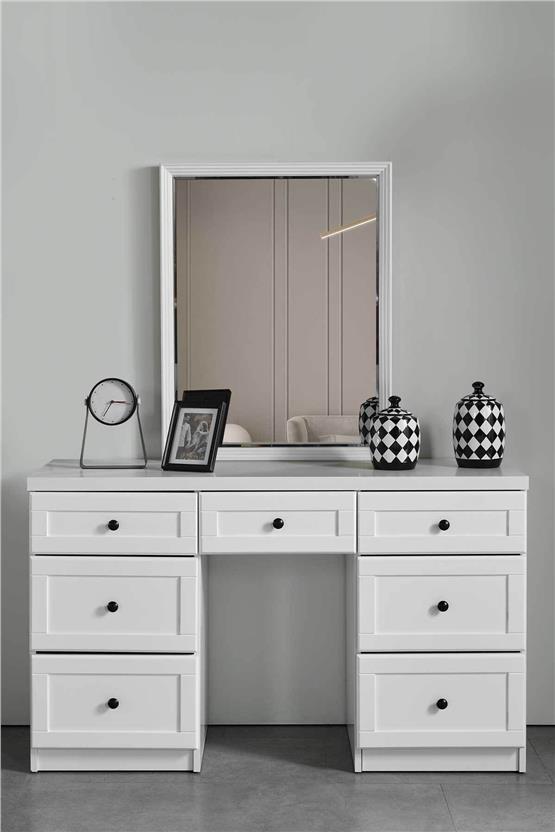 Eymense Stockholm Aynalı Şifonyer Beyaz