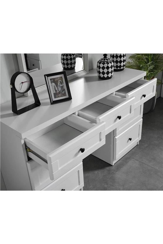 Eymense Stockholm Aynalı Şifonyer Beyaz