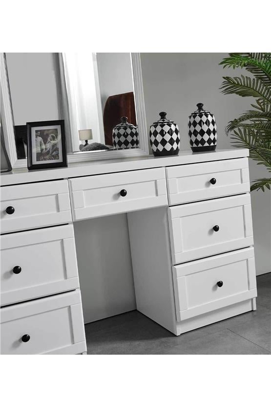 Eymense Stockholm Aynalı Şifonyer Beyaz