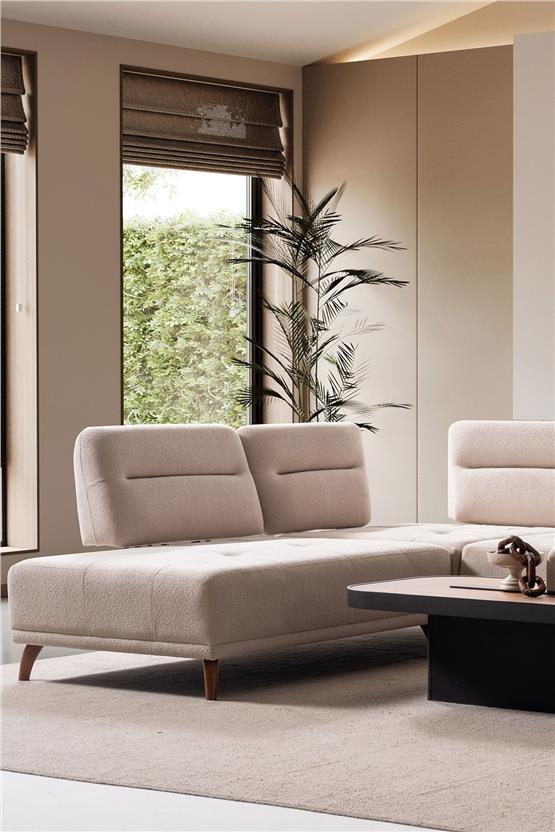 Eymense Terra Sol Köşe Koltuk Takımı Krem