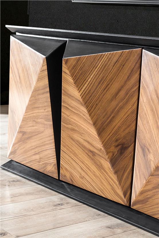 Eymense Tesla Ofis Lüx Konsol Ceviz