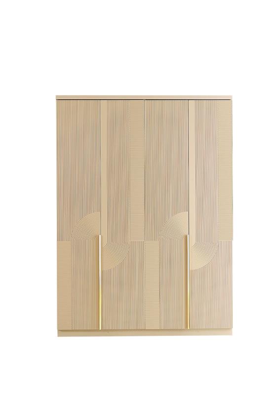 Eymense Tunç 160lık Gardırop Bej