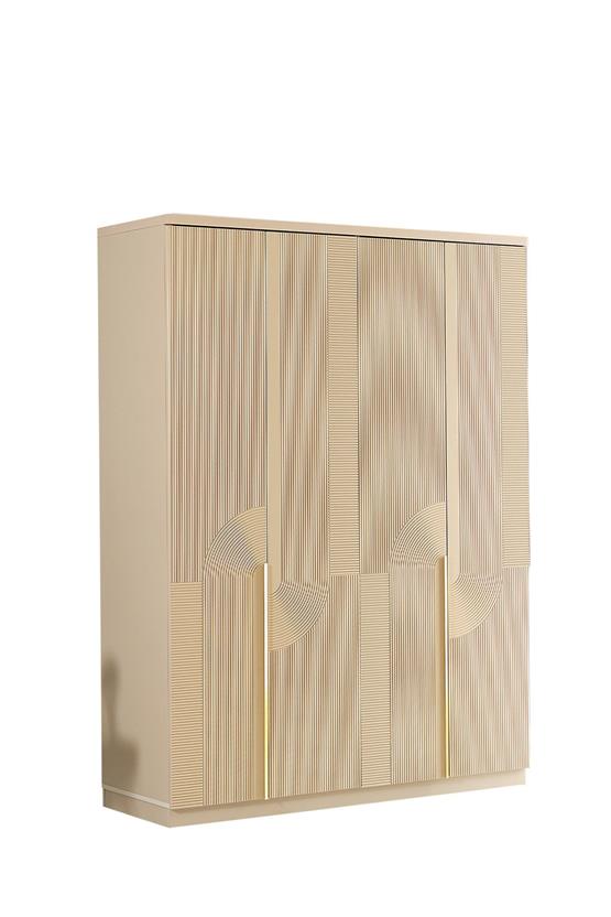 Eymense Tunç 160lık Gardırop Bej