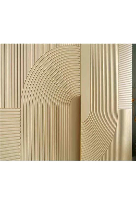 Eymense Tunç 240lık Gardırop Bej