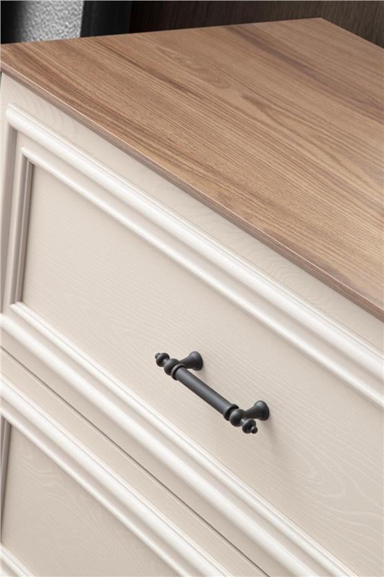 Eymense Valetta Aynalı Şifonyer Beyaz