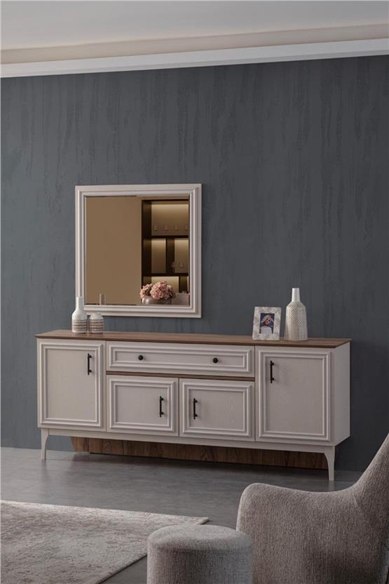 Eymense Valetta Yemek Odası Konsolu Beyaz