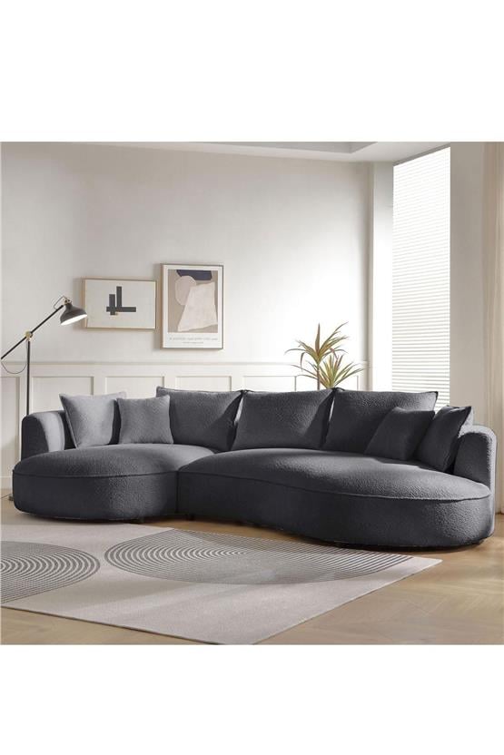 Eymense Venedik Köşe Koltuk Antrasit Sol Köşe