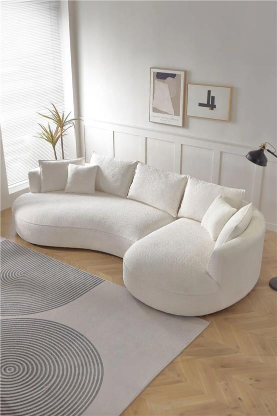 Eymense Venedik Köşe Koltuk Beyaz