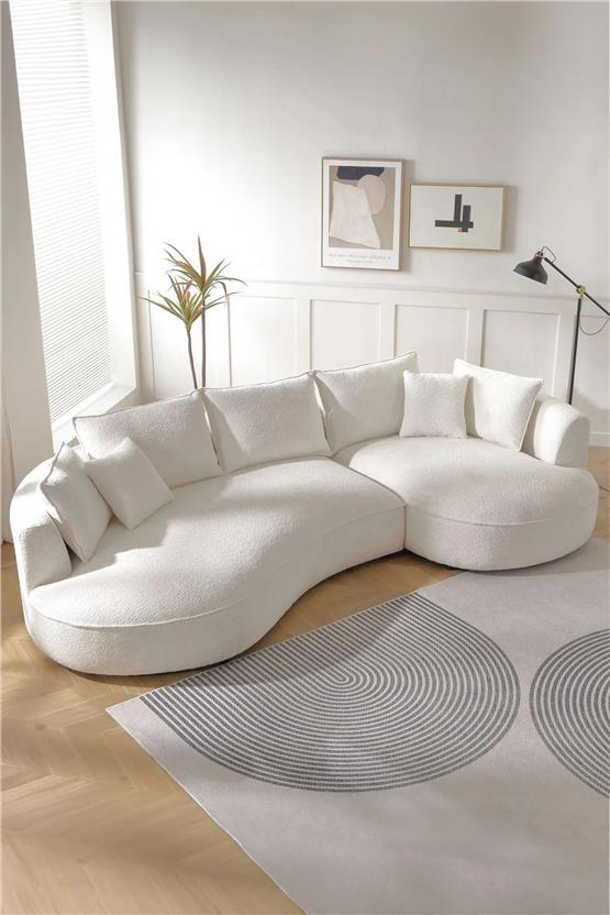 Eymense Venedik Köşe Koltuk Beyaz