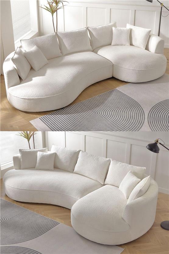 Eymense Venedik Köşe Koltuk Beyaz