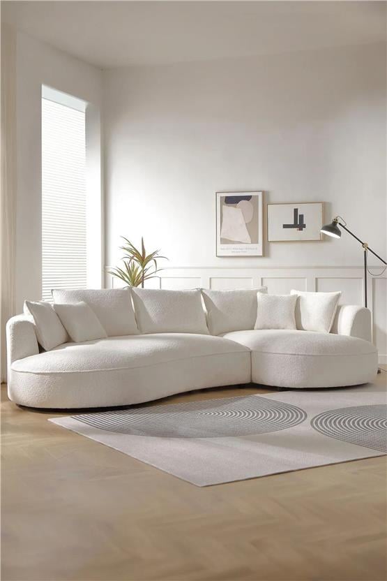 Eymense Venedik Köşe Koltuk Beyaz