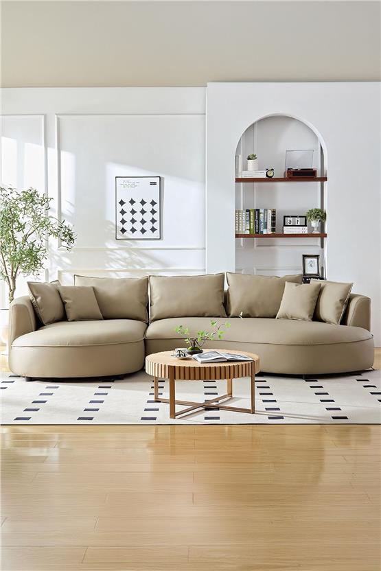 Eymense Venedik Köşe Koltuk Vizon