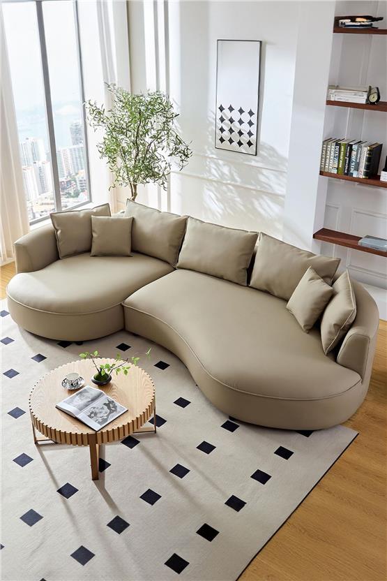 Eymense Venedik Köşe Koltuk Vizon