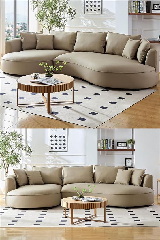 Eymense Venedik Köşe Koltuk Vizon