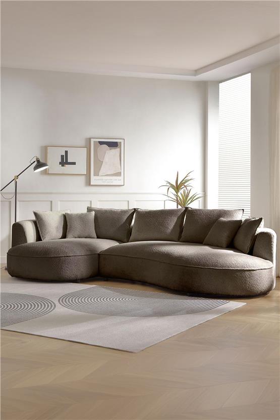 Eymense Venedik Köşe Koltuk Vizon Sol Köşe Vizon