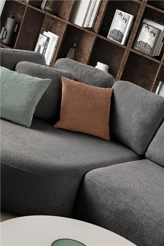 Eymense Venezia Köşe Koltuk Antrasit Sol Köşe