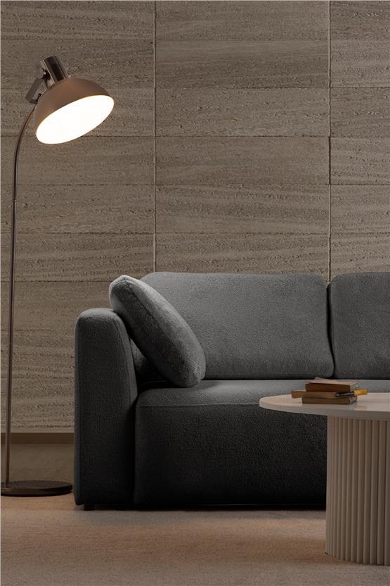 Eymense Venezia Köşe Koltuk Antrasit Sağ Köşe