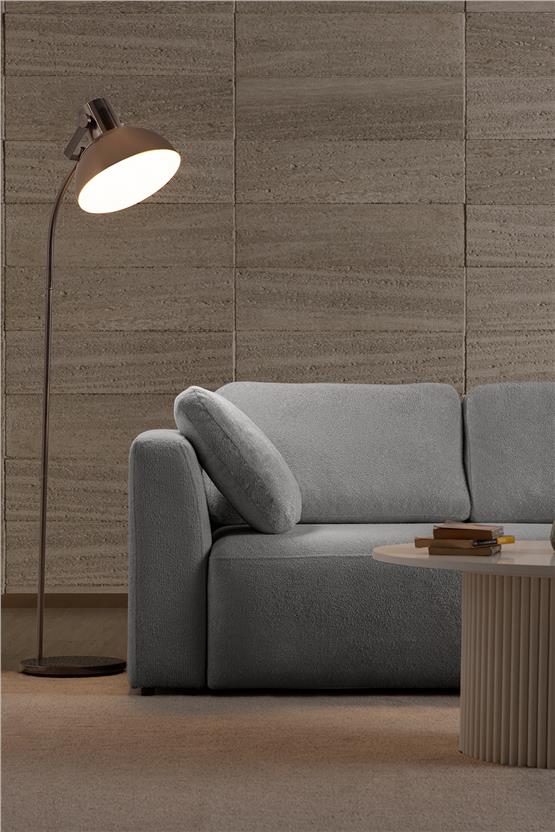 Eymense Venezia Köşe Koltuk Gri Sağ Köşe