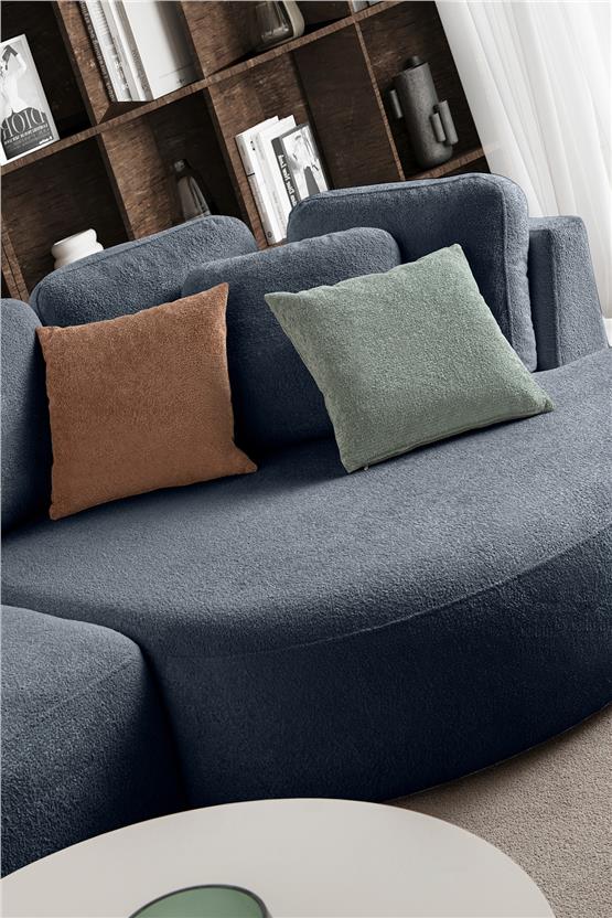 Eymense Venezia Köşe Koltuk Lacivert Sağ Köşe