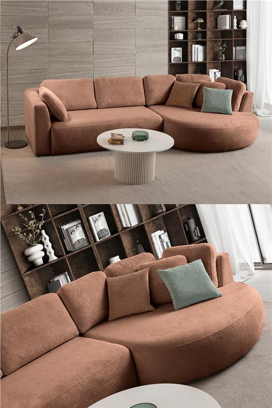 Eymense Venezia Köşe Koltuk Vizon Sağ Köşe