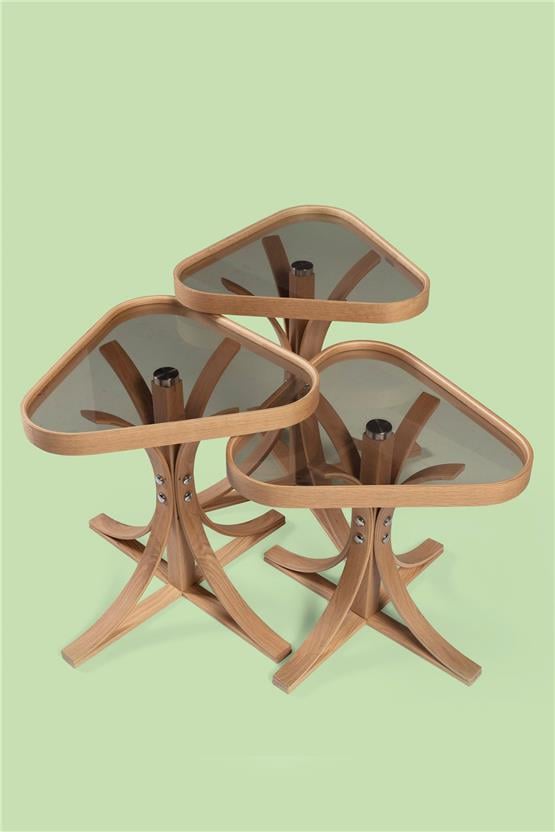 Eymense Venge Meşe Zigon Sehpa Meşe