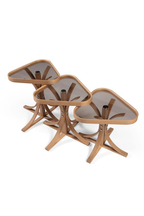 Eymense Venge Meşe Zigon Sehpa Meşe