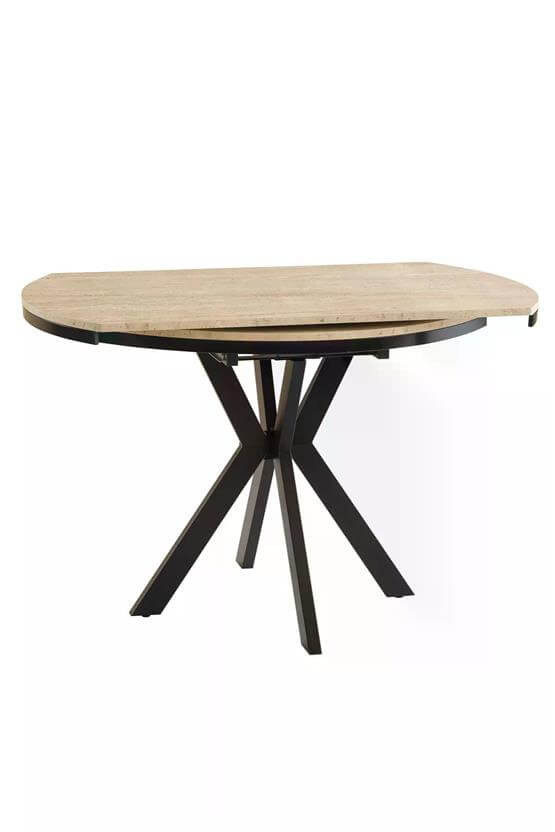 Eymense Vesta 4 Sandalyeli Açılır Mutfak Masa Takımı Kahverengi