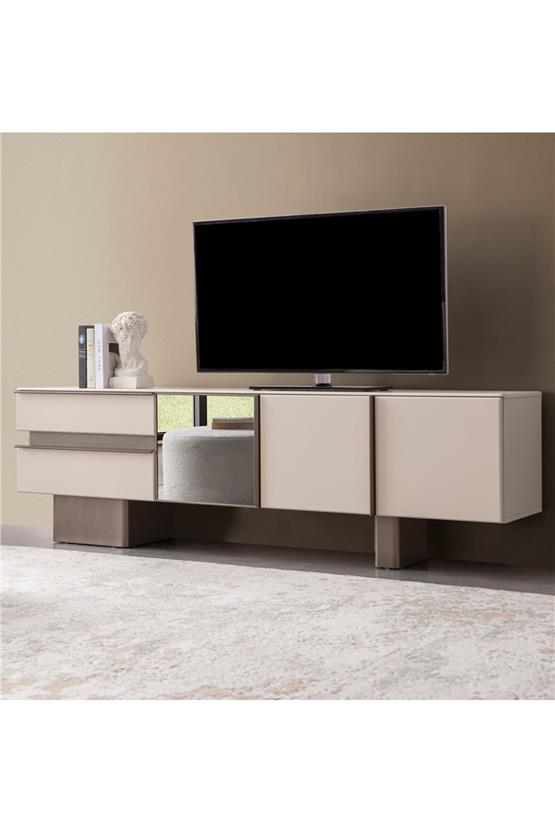 Eymense Zen Modern Tv Sehpası Krem