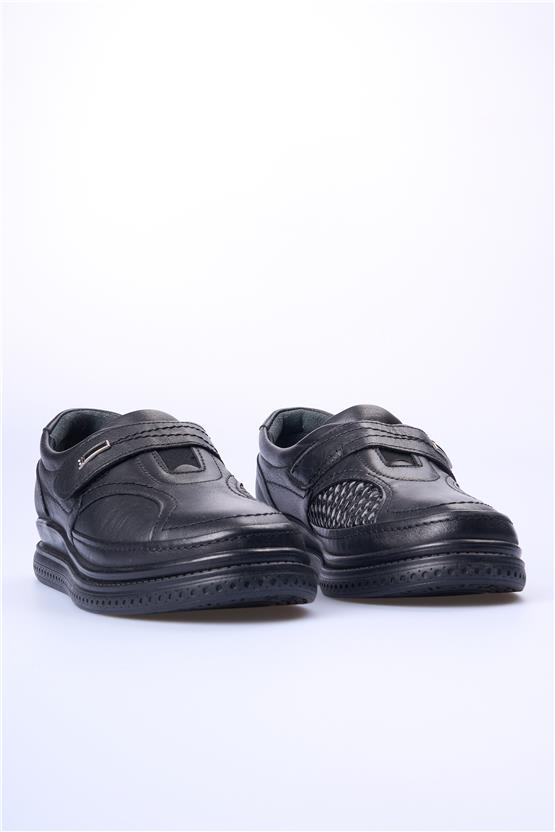 Fabbi 8604 Siyah Kadın Deri Ayakkabı