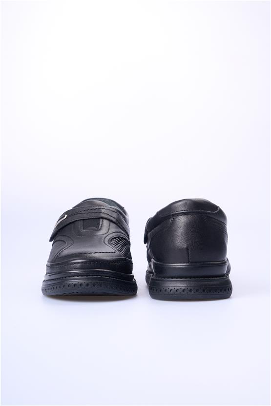 Fabbi 8604 Siyah Kadın Deri Ayakkabı