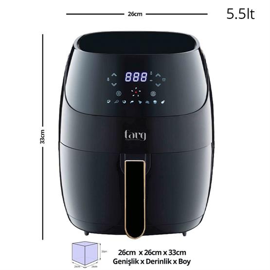 Farg Mychef Epa-1113 Yağsız Kızartma Sıcak Hava Fritözü / Dijital Airfryer 5.5 Litre 1500w