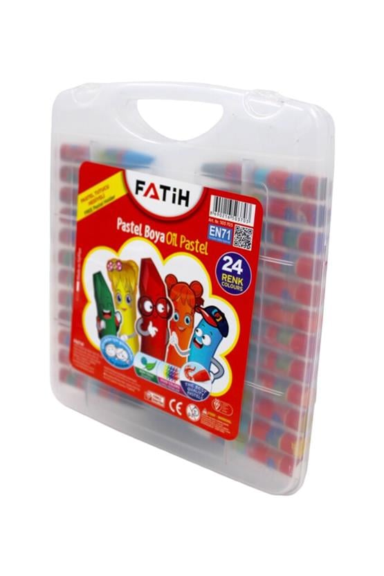 Fatıh Pastel Boya 24 Renk Kıng Sıze (Canta