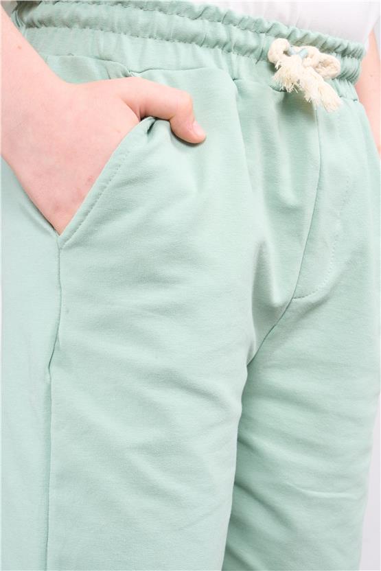 Fitclub 33472 Erkek Çocuk Pamuk Cepli Şort 4-12 Soft Haki