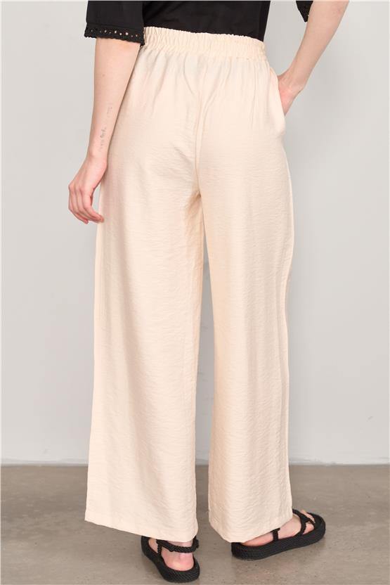 Fithit 7475 Bayan Bol Paça Rossi Pantolon Bej
