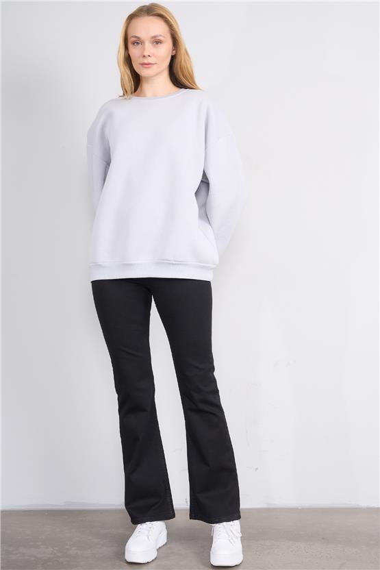 Fithit 7811 Bayan Jean İspanyol Paça Pantolon Siyah