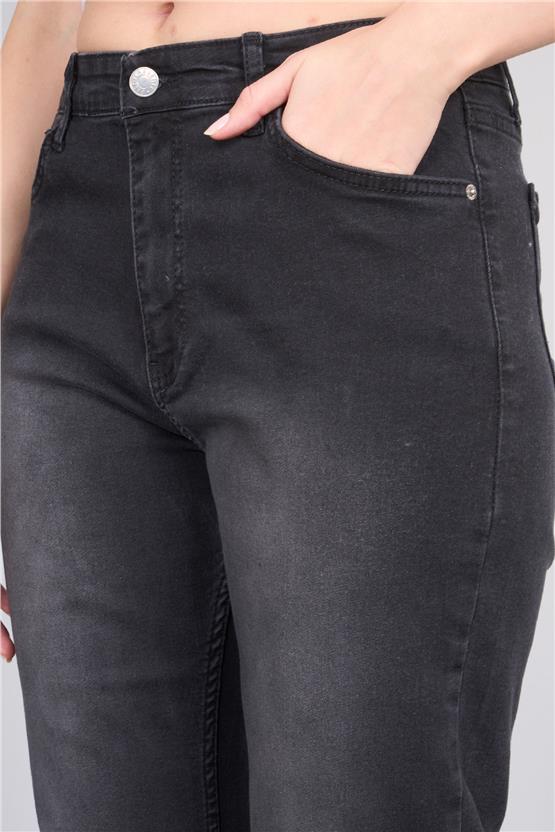 Fithit 7811 Bayan Jean İspanyol Paça Pantolon Füme