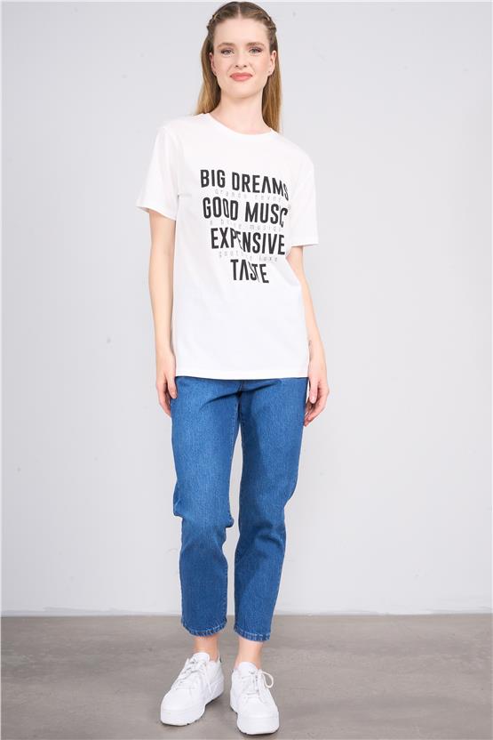 Fithit 7812 Bayan Molie Mom Jean Pantolon İndigo