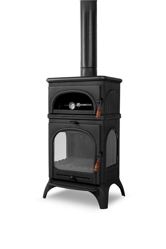 FLAME STOVE Modena Lüx Oven Pik Döküm Şömine Soba (024)