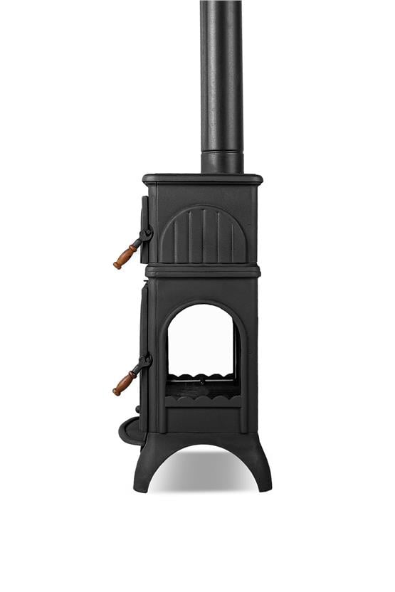 FLAME STOVE Modena Lüx Oven Pik Döküm Şömine Soba (024)