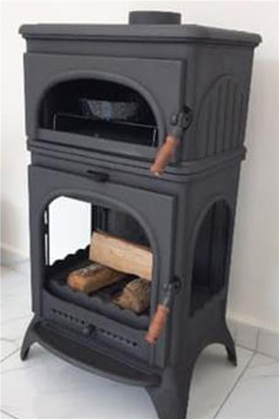 FLAME STOVE Modena Lüx Oven Pik Döküm Şömine Soba (024)