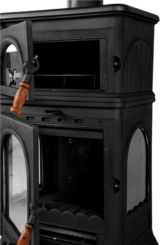 FLAME STOVE Modena Lüx Oven Pik Döküm Şömine Soba (024)