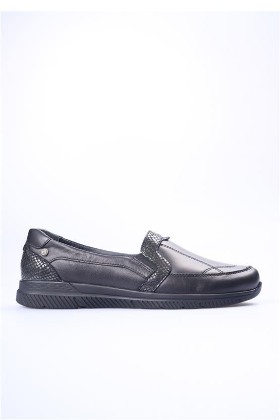 Forelli Dilmen-G Siyah Kadın Comfort Ayakkabı