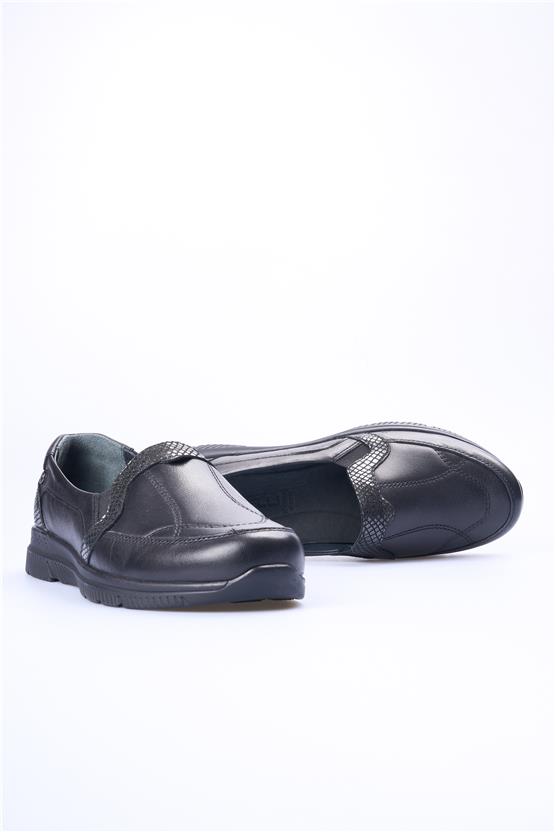 Forelli Dilmen-G Siyah Kadın Comfort Ayakkabı