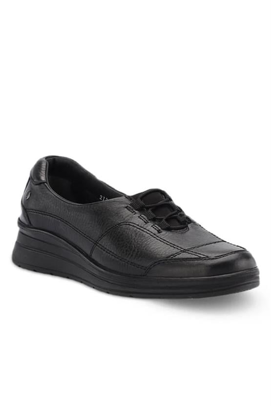 Forelli Hefa Siyah Kadın Comfort Ayakkabı