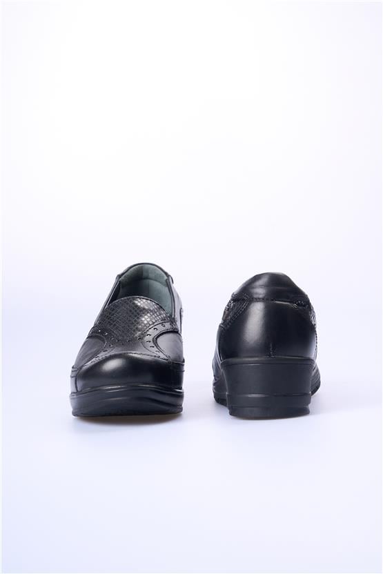 Forelli Mımoza-H Siyah Kadın Comfort Ayakkabı