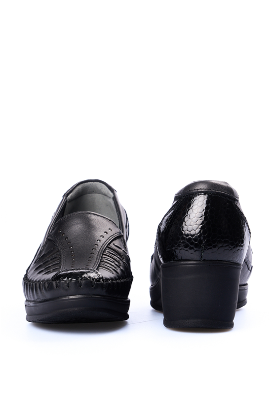 Forelli Sahra Siyah Kadın Comfort Ayakkabı