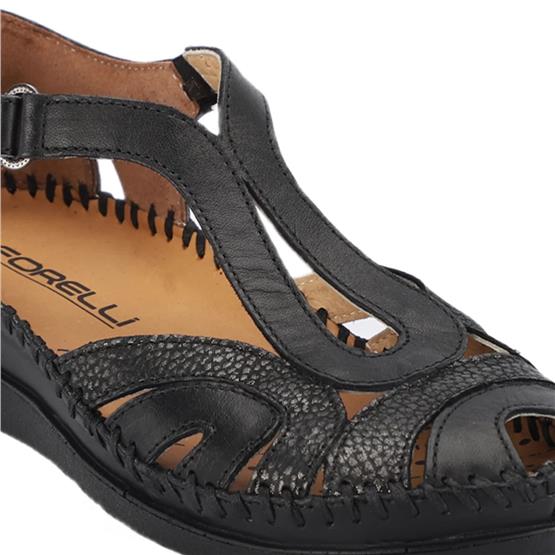 Forelli Sally-G Siyah Kadın Sandalet