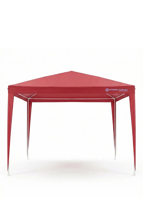 FreeCamp Girona AND1026 240x240cm Pe Tente-KIRMIZI
