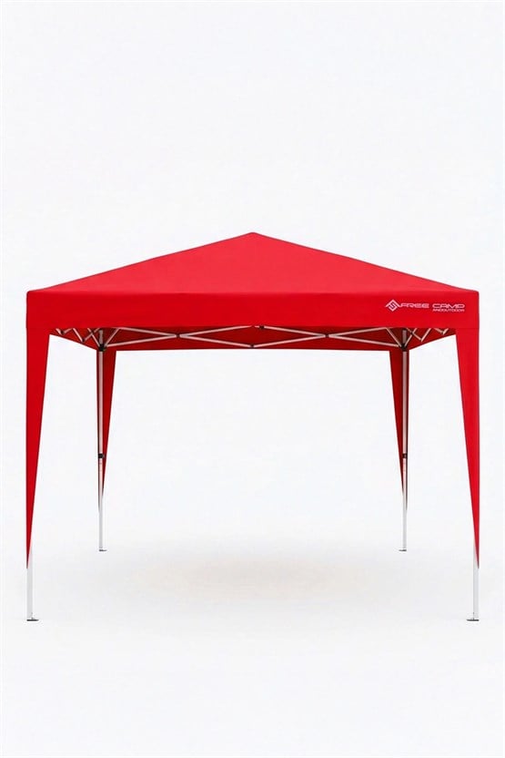 FreeCamp Sevilla AND1024 300x300cm Polyester Otomatik Tente-KIRMIZI